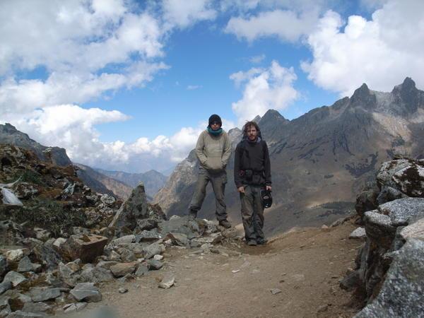 Looking in two directions at  4600m