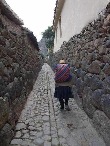 The old Inca streets.