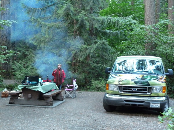 Campsite on Vancouver Island