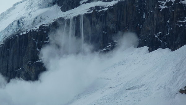 The Avalanche on Athabasca Glacier