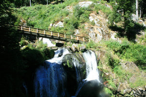 Triburg, Germany's largest falls
