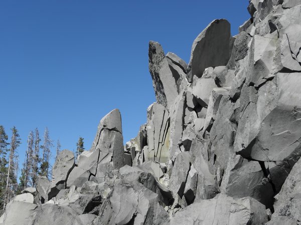 Formations in the Lava Fields