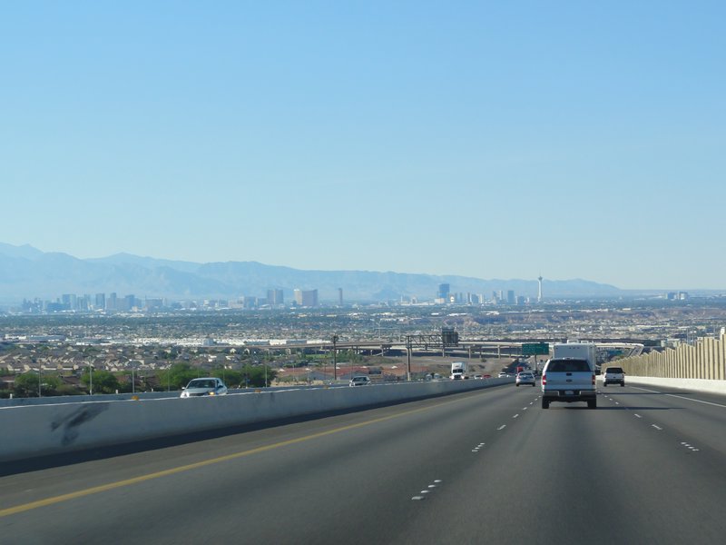 Approaching Las Vegas