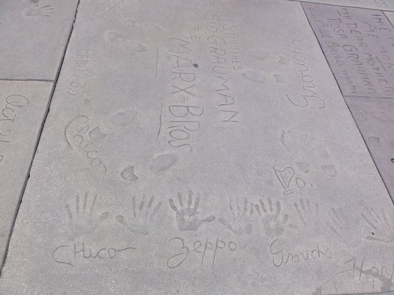 Outside Chinese theatre