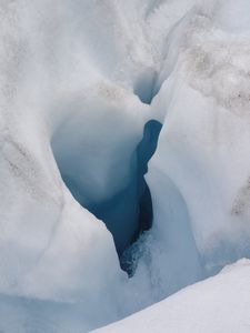 Franz Josef Glacier - hole