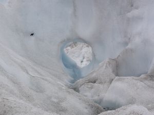 Franz Josef Glacier - hole