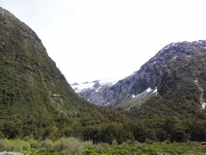 The road too Milford Sound