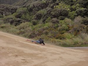 Jill - Te Paki stream - sand dunes