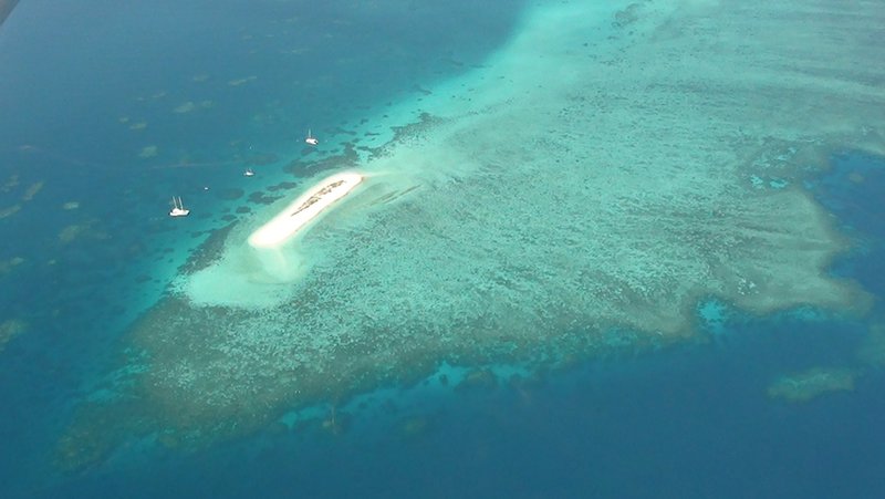 Small island beside Michaelmas Reef