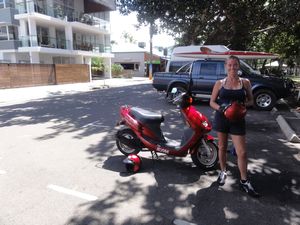 Our Kick ass moped!