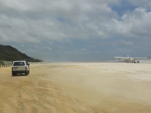 Drving Fraser Island