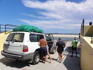 Leaving Fraser Island