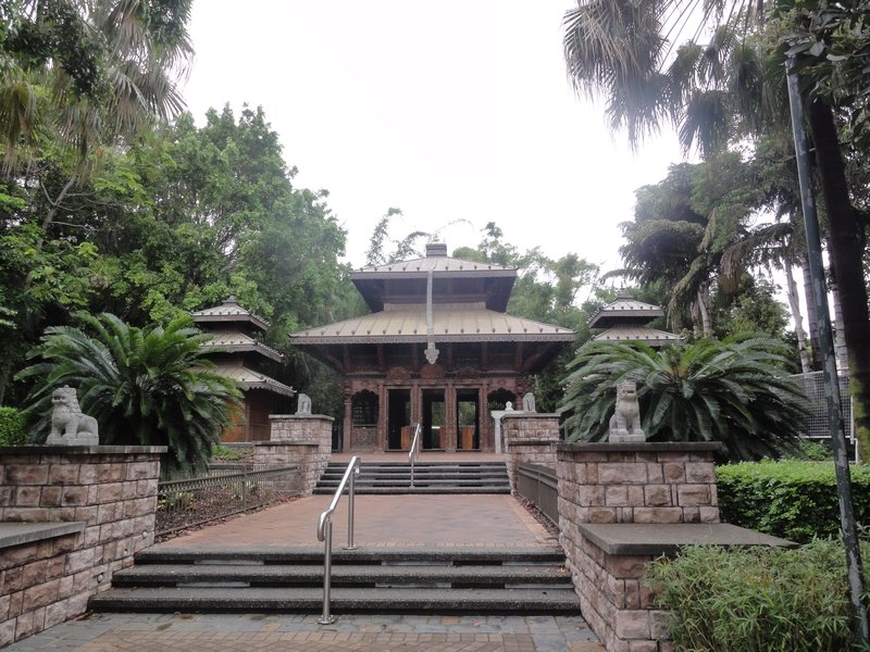 Nepalese peace pagoda.