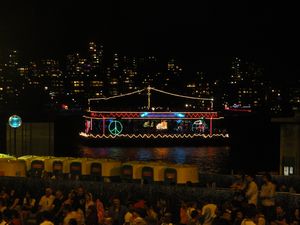 Boat parade on Sydney River