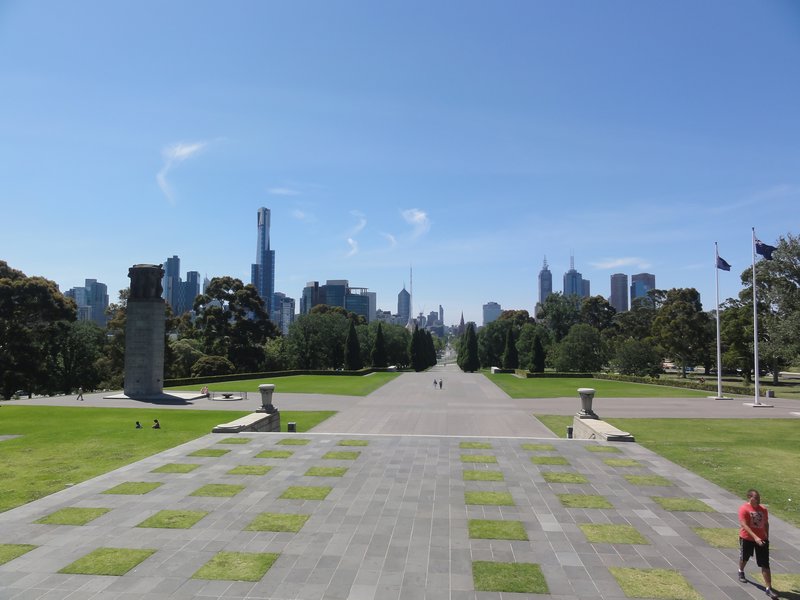 Melbourne from Botanic gardens