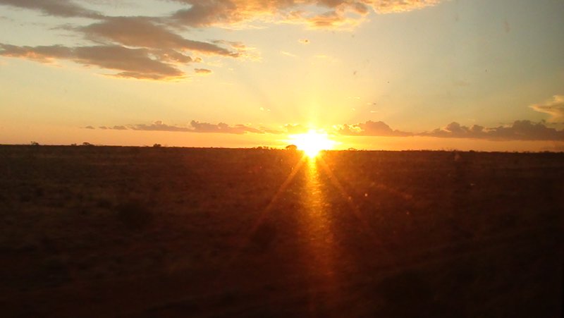 Sunset from Ghan train 9