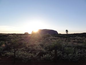 Mount Uluru - Ayres Rock - Daybreak at last!!