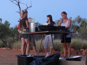 Campsite 2nd night - dishwashers