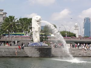 The Merlion - Singapore - Marina Bay