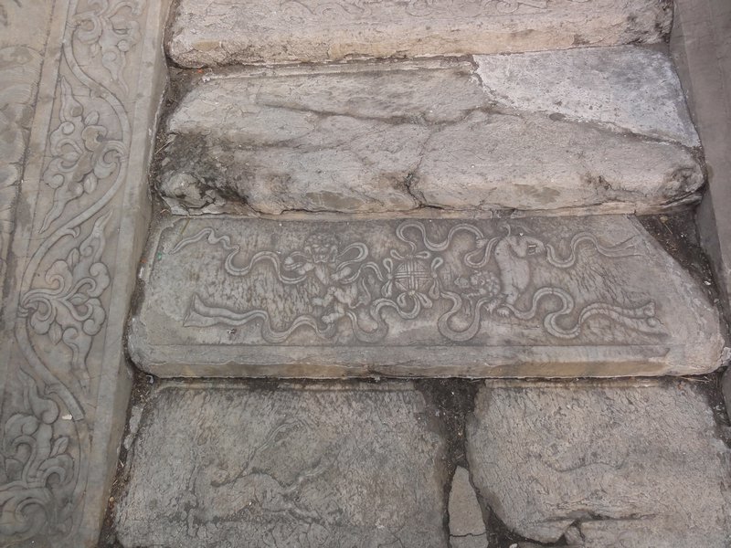 Steps leading into temple