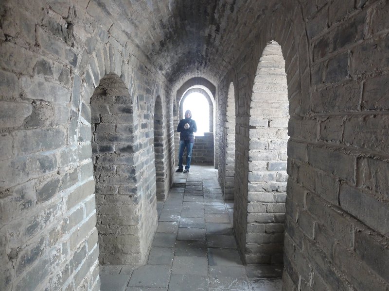 Mutianyu Great Wall - inside watchtower