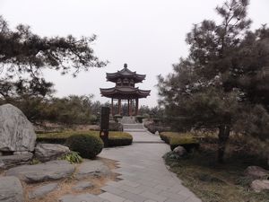 Wild Goose Pagoda garden pavillion
