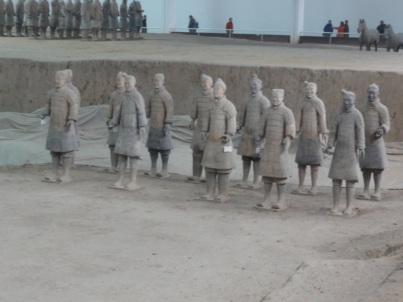 Terracotta Army - reassembled warriors
