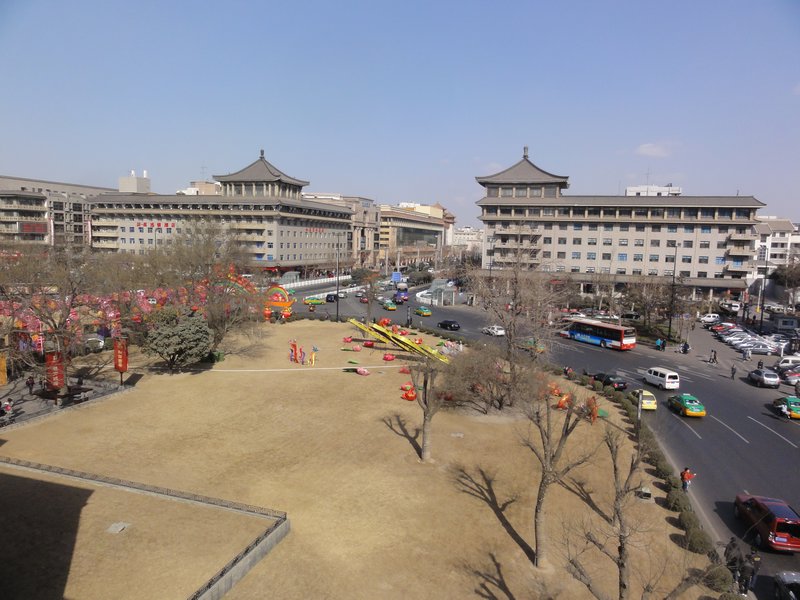 view from Xian City wall