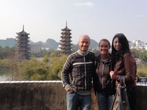 Lily and Us - Guilin's twin pagodas
