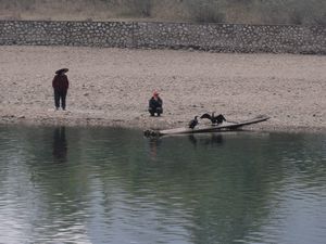 Xingping Villagers - comarant fishing
