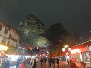 Yangshou Town at Night