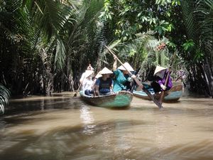 Mekong Delta - Paddle boats