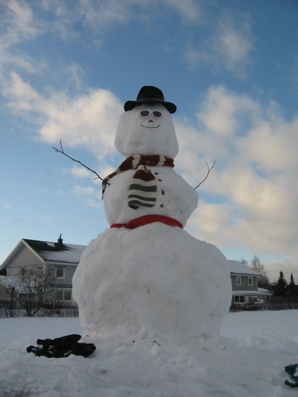 First Snowman of Winter