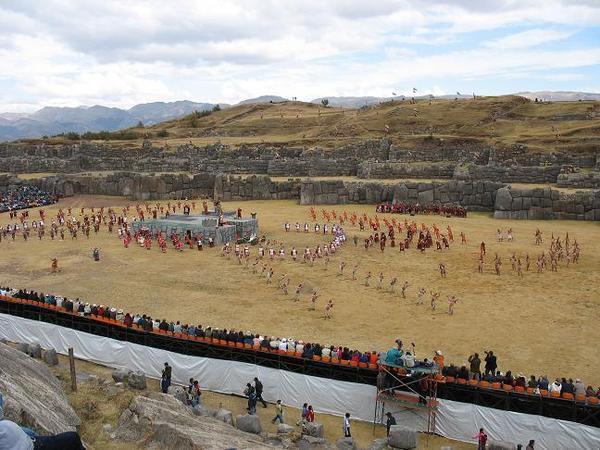 Inti Raymi in sacred temple complex of Sacsayhuaman 1