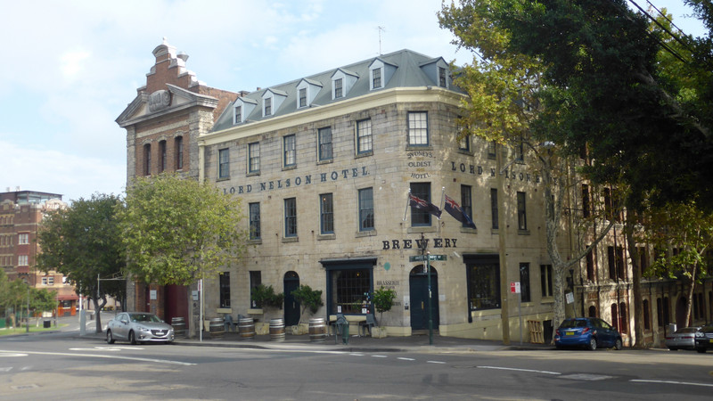 Das älteste Hotel von Sydney, in den "Rocks".