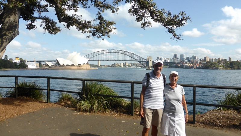 Das Opernhaus und die Harbour Bridge.