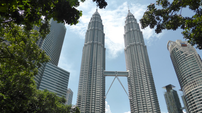 Das Wahrzeichen von Kuala Lumpur.