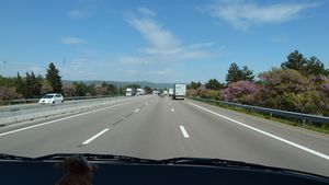 Auf der franzoesischen Autobahn