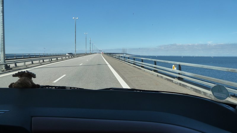 Auf der Öresundbrücke