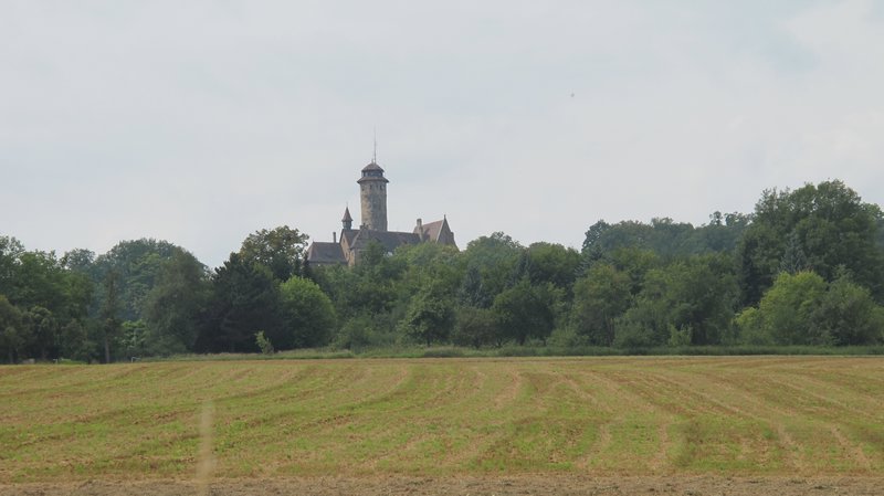 Die Altenburg von der Stadt aus gesehen