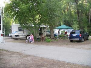 Campsite at Lightner Creek in Durango