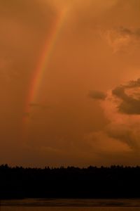 rainbow over krabi