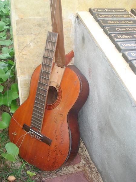 Guitar in the Tsunami Memorial