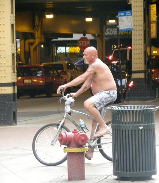 Chicago Loop: Crazy Bike Guy