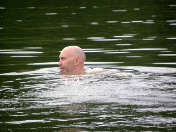 Head in water: Iowa City
