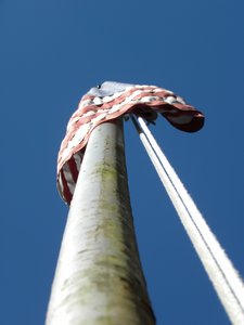 Looking Up Flag