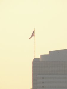Seattle Sunset Flag Detail