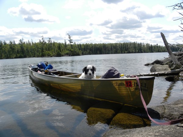 Sophie in Canoe