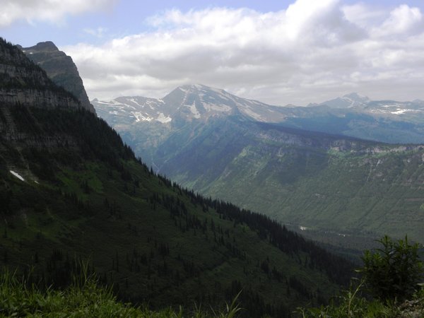 Glacier National Park Road to the Sun Road View