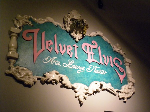 Velvet Elvis Sign